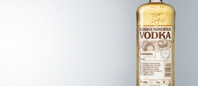 Koskenkorva Vodka Sauna Barrel