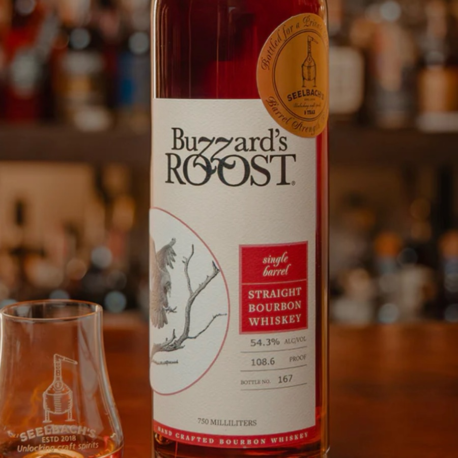 Buzzard's Roost Single Barrel Straight Bourbon Whiskey - 8 Year - Seelbachs