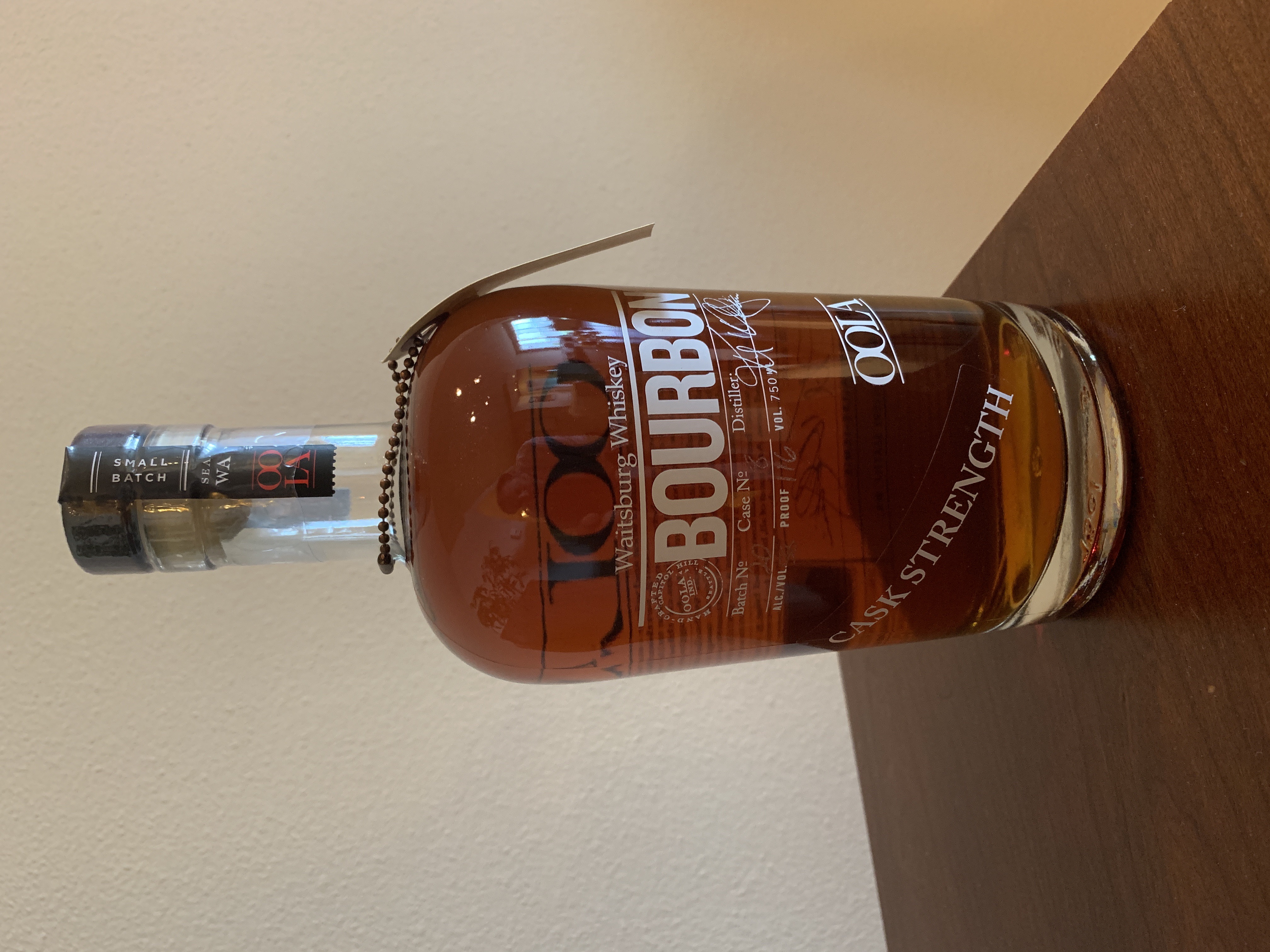 OOLA Waitsburg Whiskey Bourbon Cask Strength
