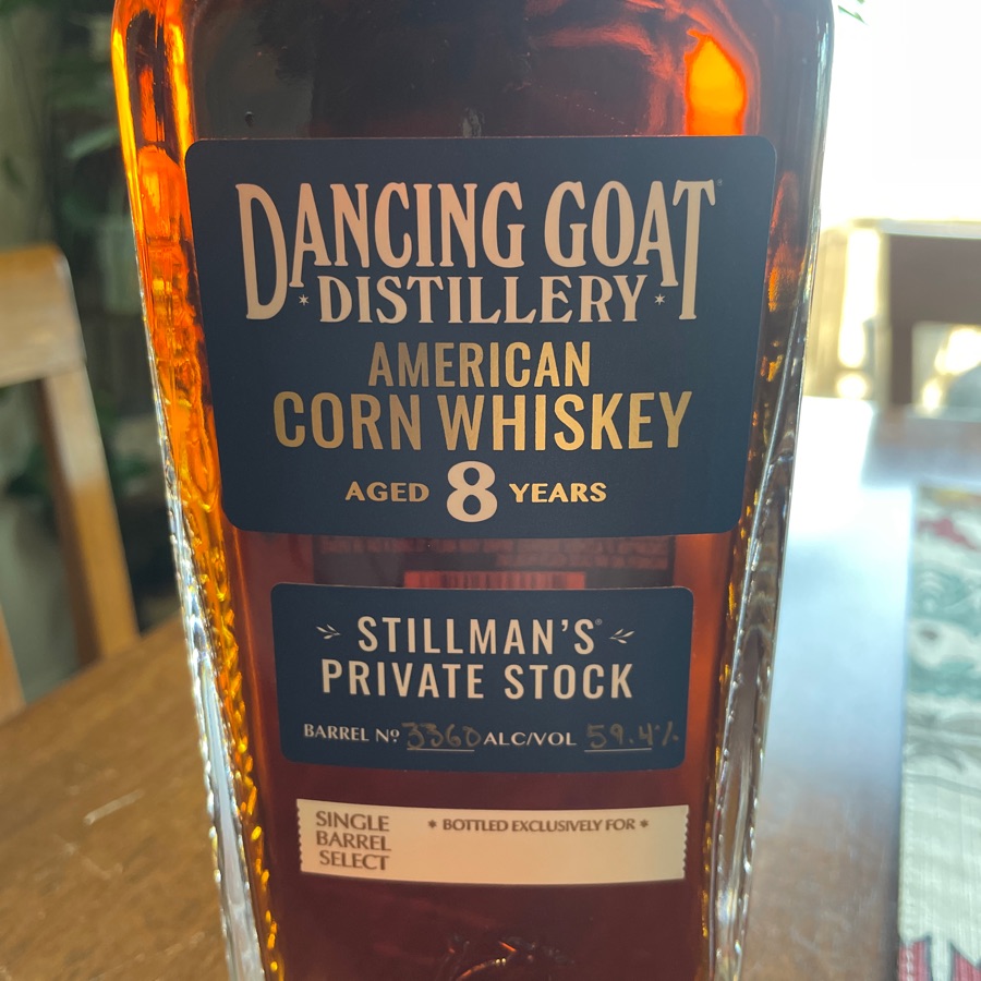 Dancing Goat 8 Year American Corn Whiskey (Spanish Oak)