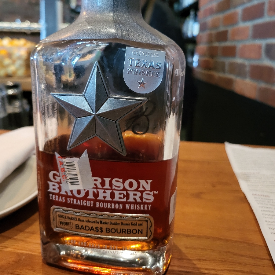 Garrison Brothers Bada$$ Bourbon