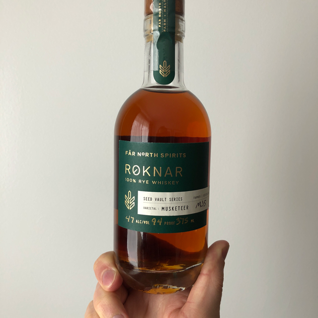 Far North Spirits Røknar 100% Rye Whiskey: Musketeer (Seed Vault Series)