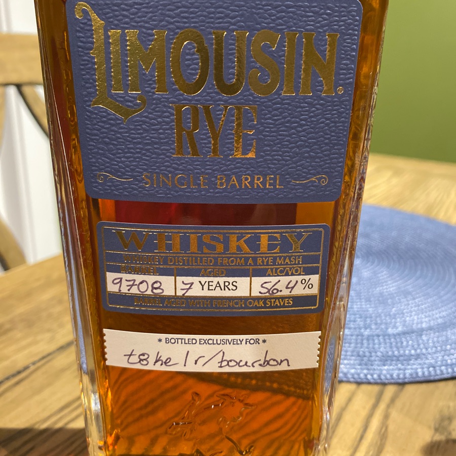 Dancing Goat Limousin Rye Single Barrel Aged with Vanilla Bitters 7 year r/bourbon