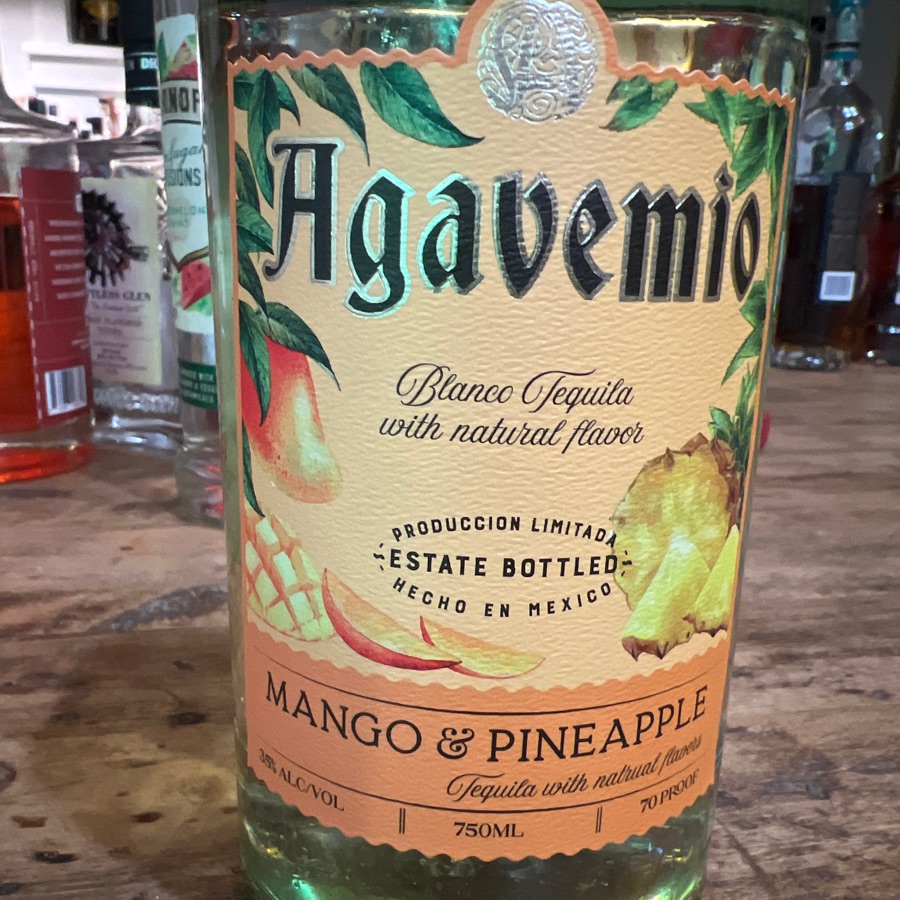 Agavemio Mango and PIneapple Blanco Tequila