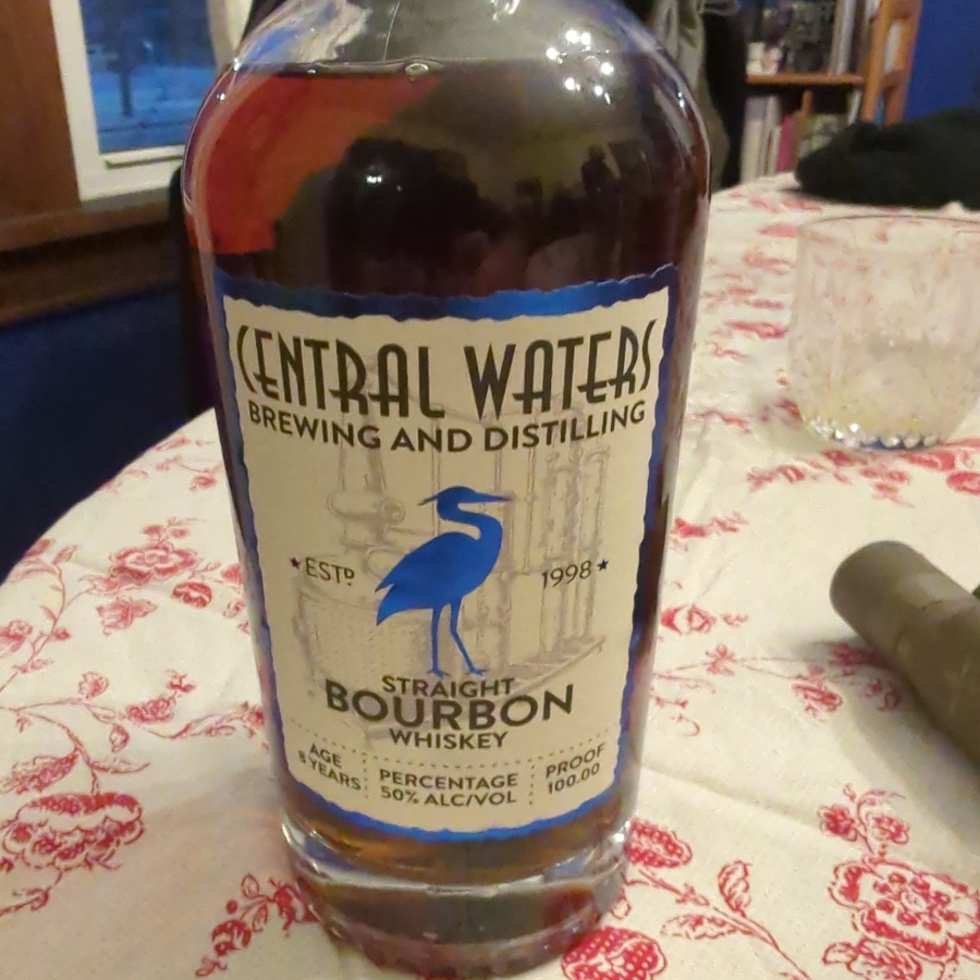 Central Waters Straight Bourbon Whiskey