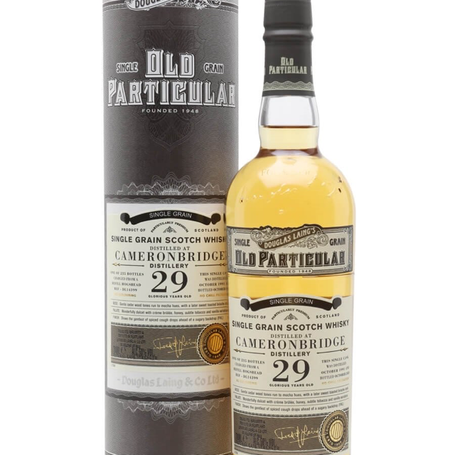 Cameronbridge 1991 29 Year Old Particular (Douglas Laing)