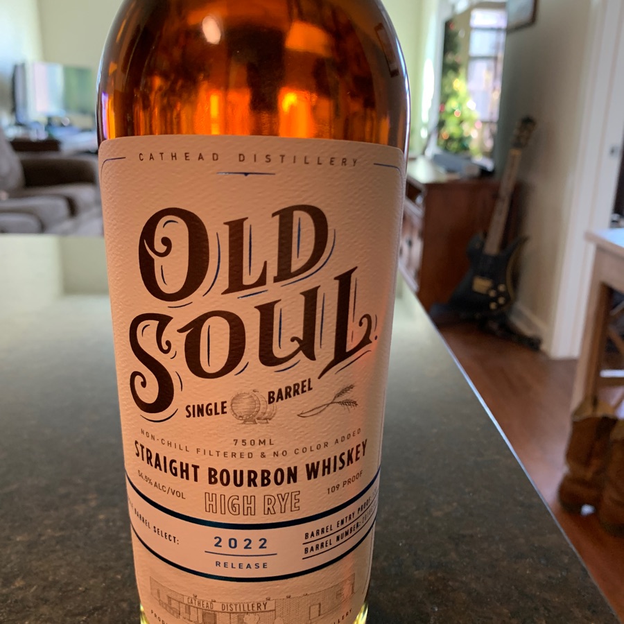 Old Soul Straight Bourbon Whiskey High Rye 2022 release