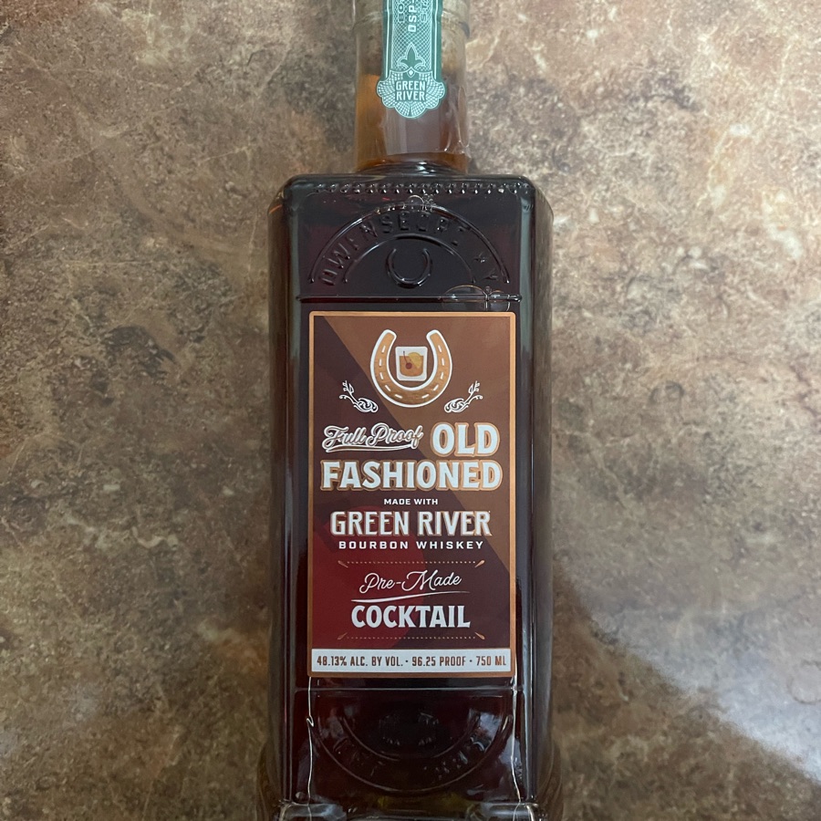 Green River Full Proof Old Fashioned Made With Bourbon Whiskey