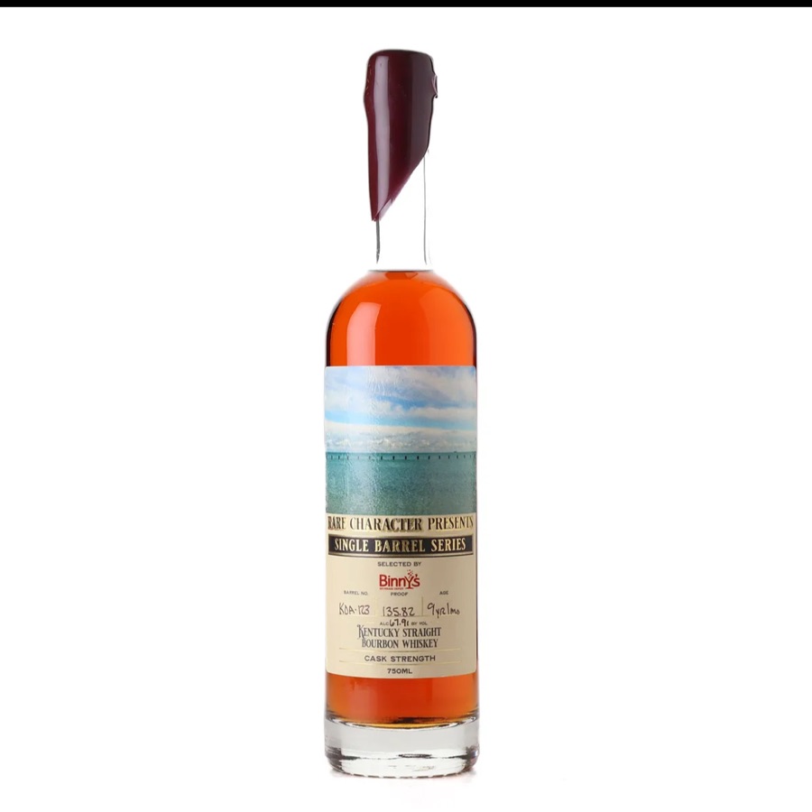 Rare Character 9 Year 'Single Barrel Series KOA' Bourbon 'Binny's' Private Barrel Selection (2024)