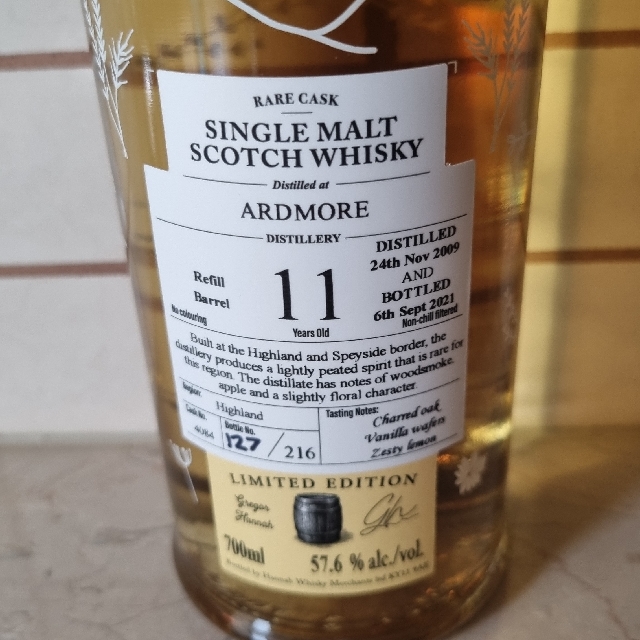 Ardmore 11 YO Lady of the glen