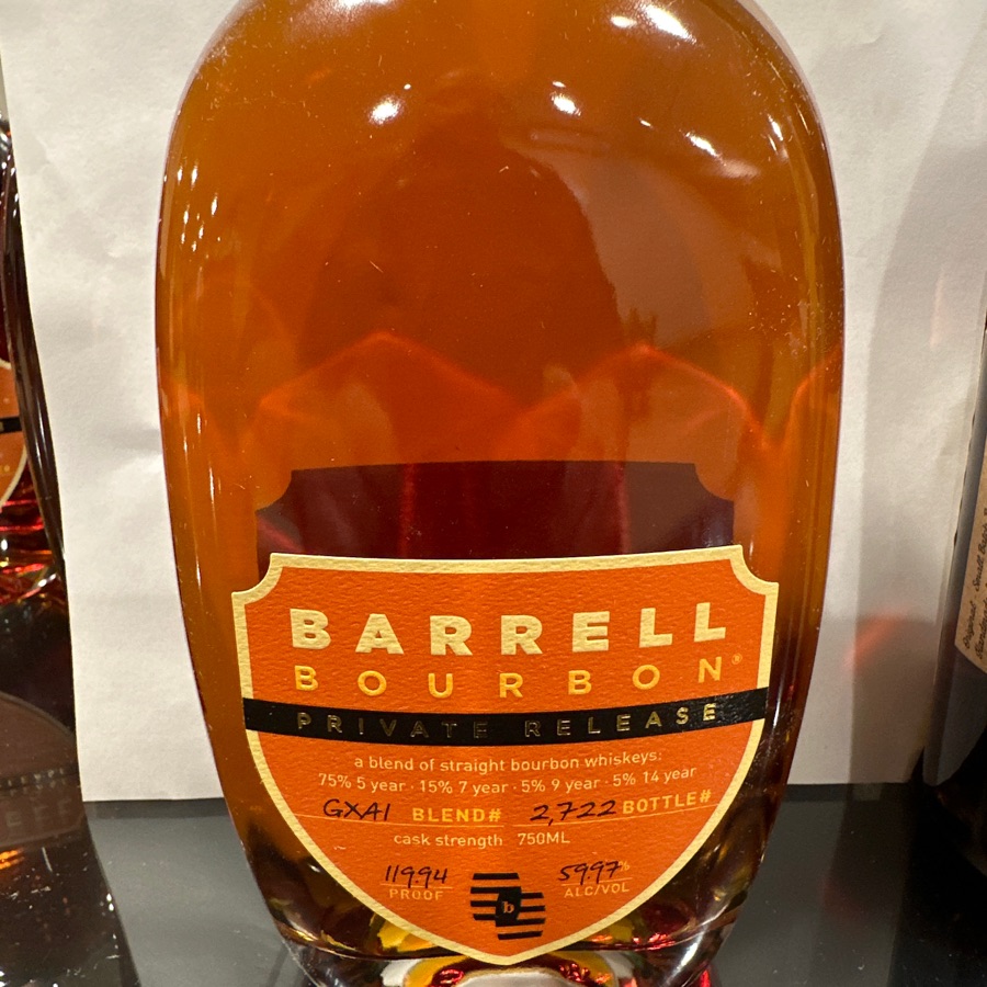 Barrell Bourbon Private Release GXA1