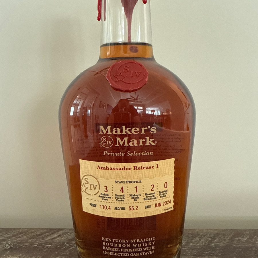 Maker's Mark Private Selection Ambassador Release 1