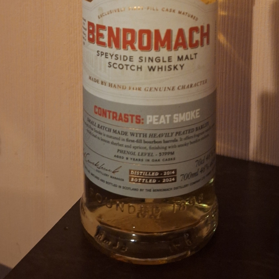 Benromach Contrasts Peat Smoke Single Malt