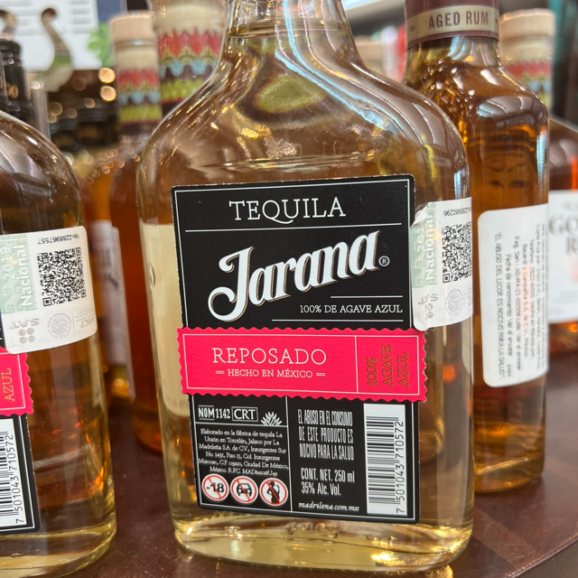 Jarana Tequila Reposado