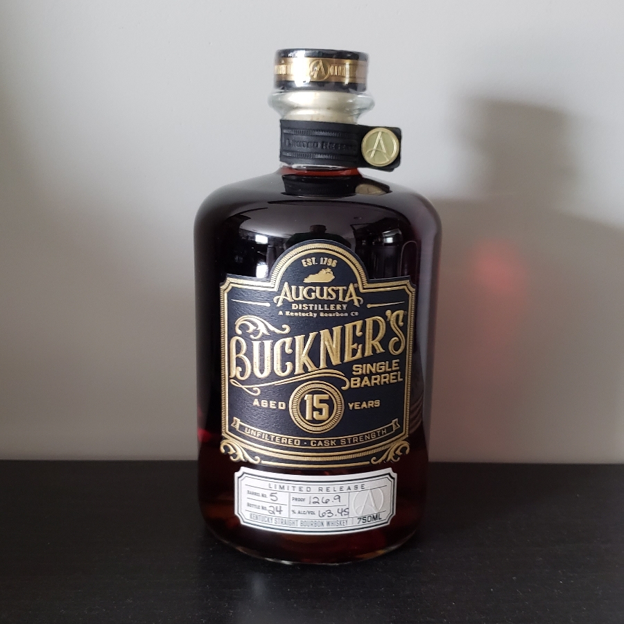 Augusta Buckner's 15 Year Single Barrel Kentucky Straight Bourbon