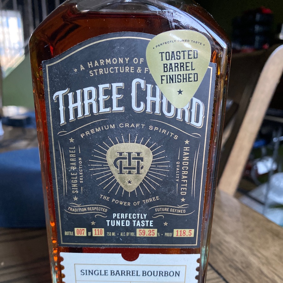 Three Cord Single Barrel Toasted R/Bourbon selection
