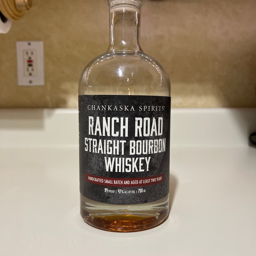 Chankaska Spirits Ranch Road Straight Bourbon Whiskey