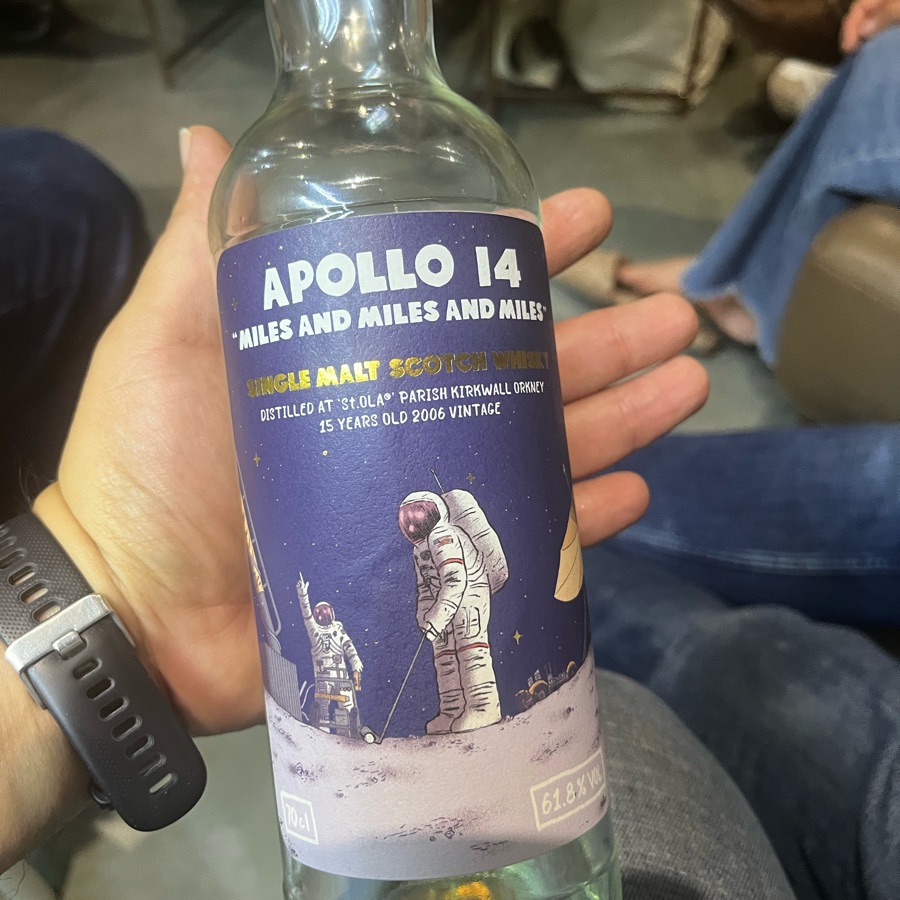 Apolo 14 . St ola mile's&  miles&miles away.