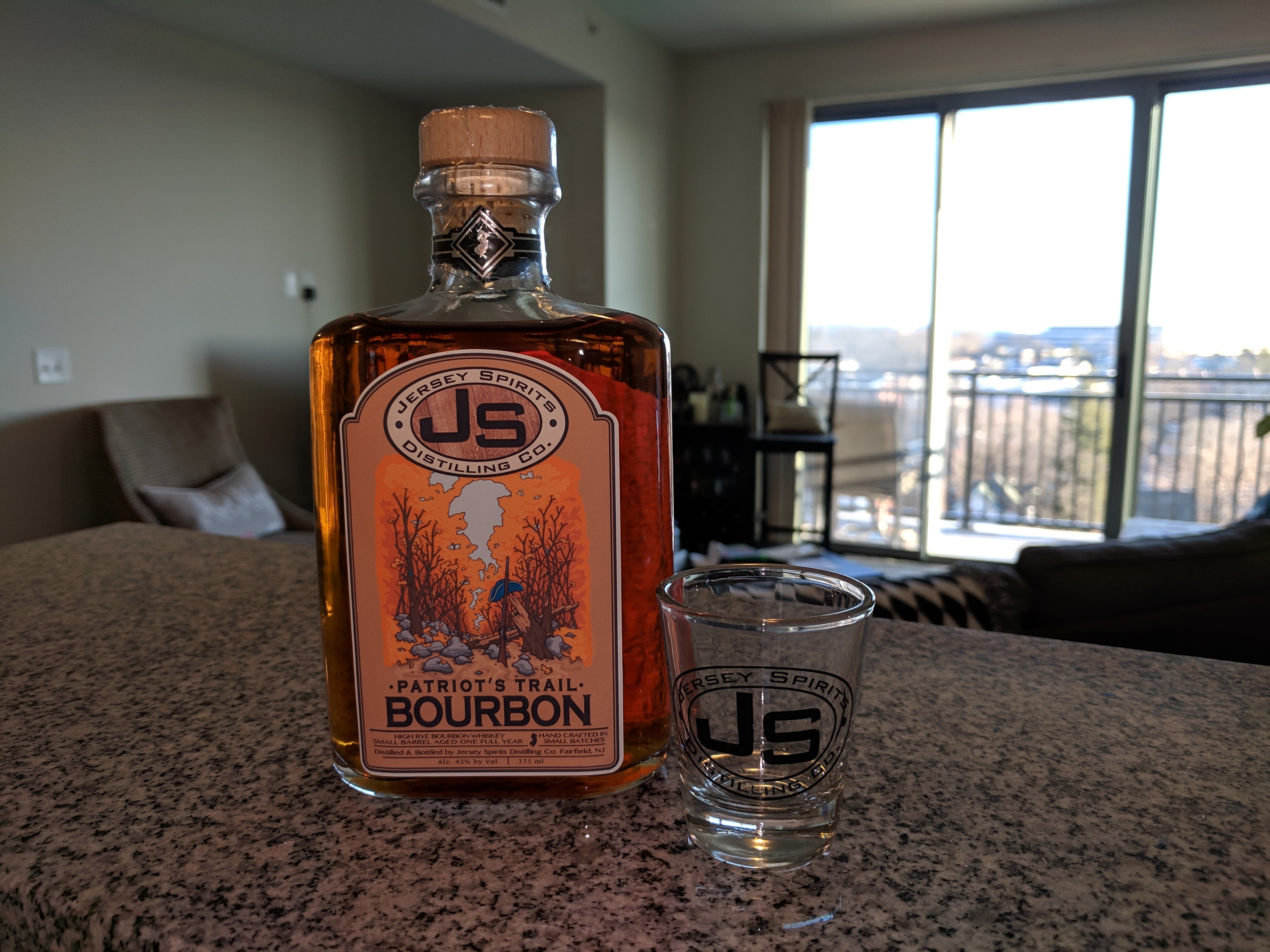 Jersey Spirits Distilling Co. Patriot's Trail Bourbon
