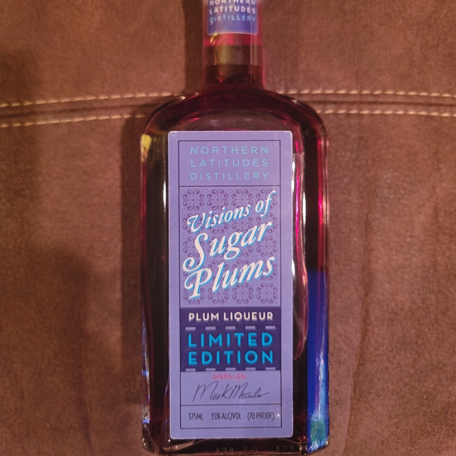 Northern Latitudes Distillery Visions of Sugar Plums Limited Edition Plum Liquor