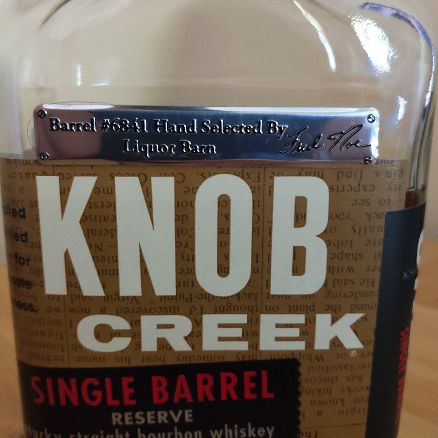 Knob Creek Single Barrel Reserve - Liquor Barn #6841
