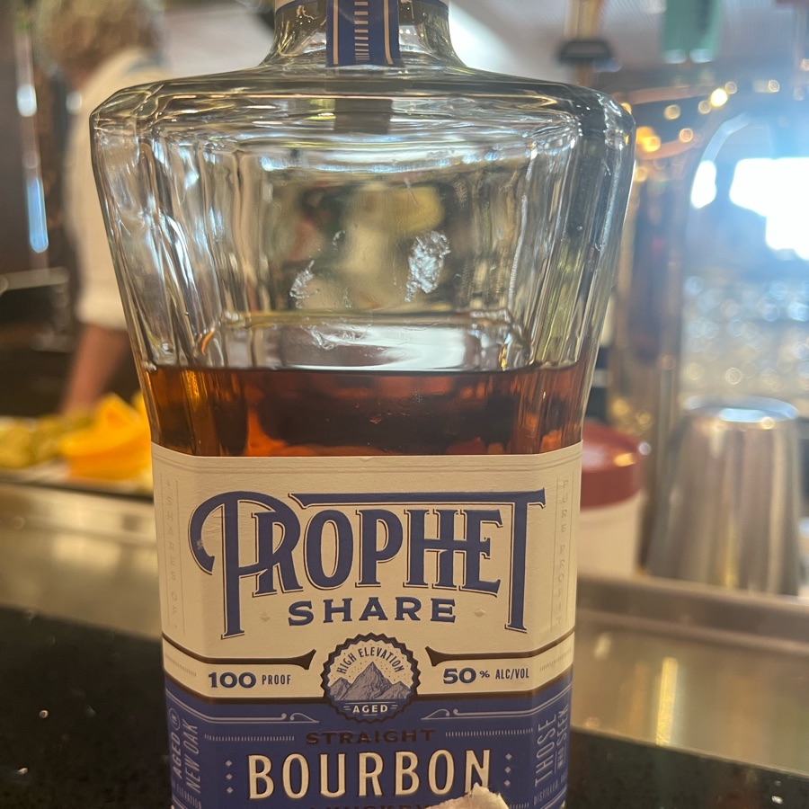 prophet share bottled in bond