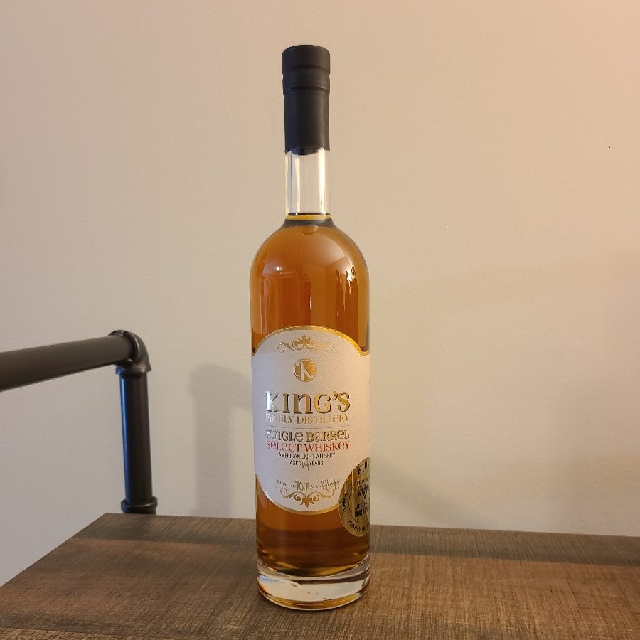 King's Family Distillery Single Barrel Select Light Whiskey (Merchant's Wine and Spirits)