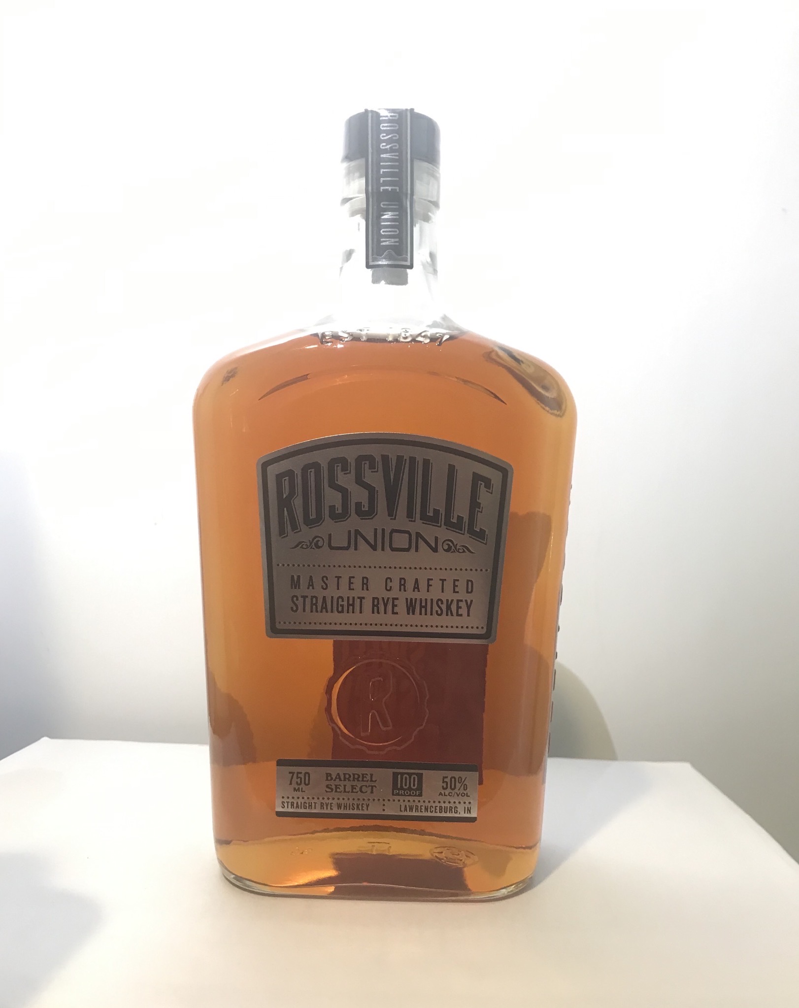 Rossville Union Straight Rye Whiskey Barrel Select