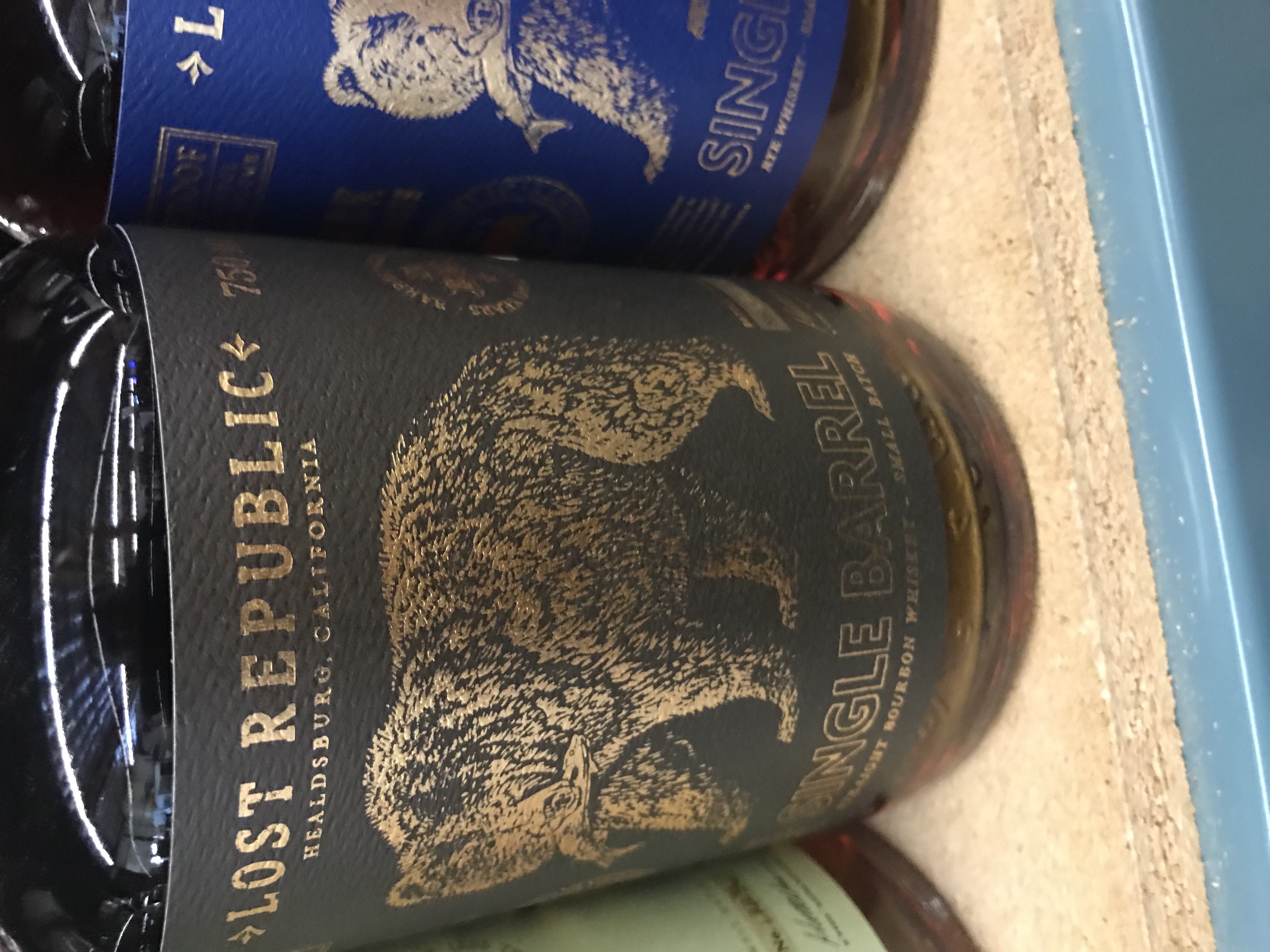 Lost Republic Single Barrel Straight Bourbon Whiskey Small Batch Cask Strength