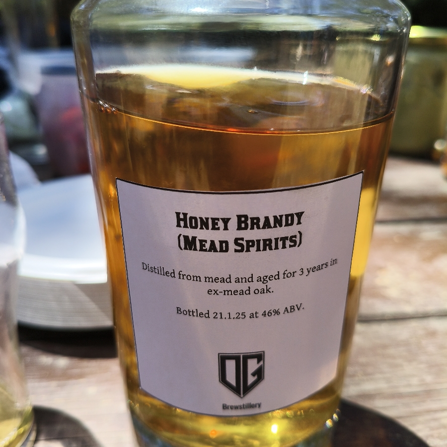 OG - Ohad Gertel - Honey Brandy (Mead Spirits) - Distilled from Mead and aged for 3 years in ex-mead Oak