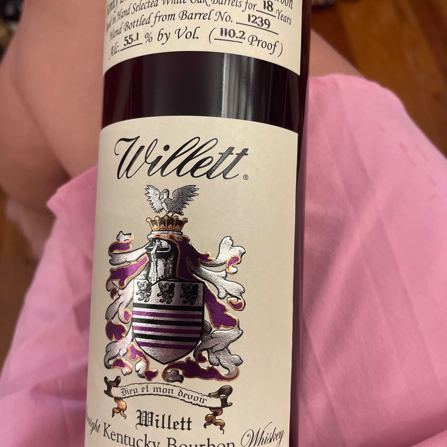 Willett Family Estate 18 yr
