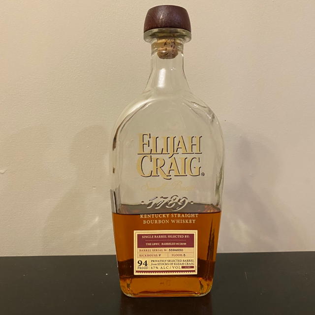 Elijah Craig Small Batch (The LBWC Barreled 05/20/09)