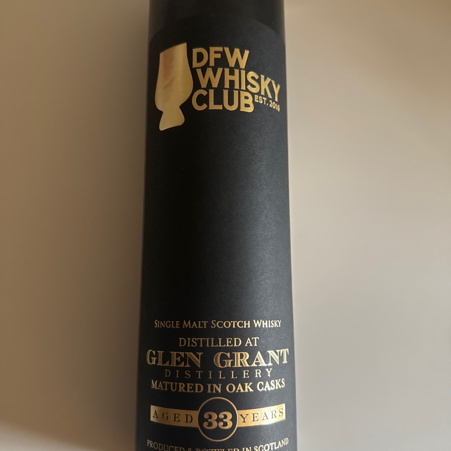 Glen Grant Single Malt Scotch Whisky - DFWWC pick