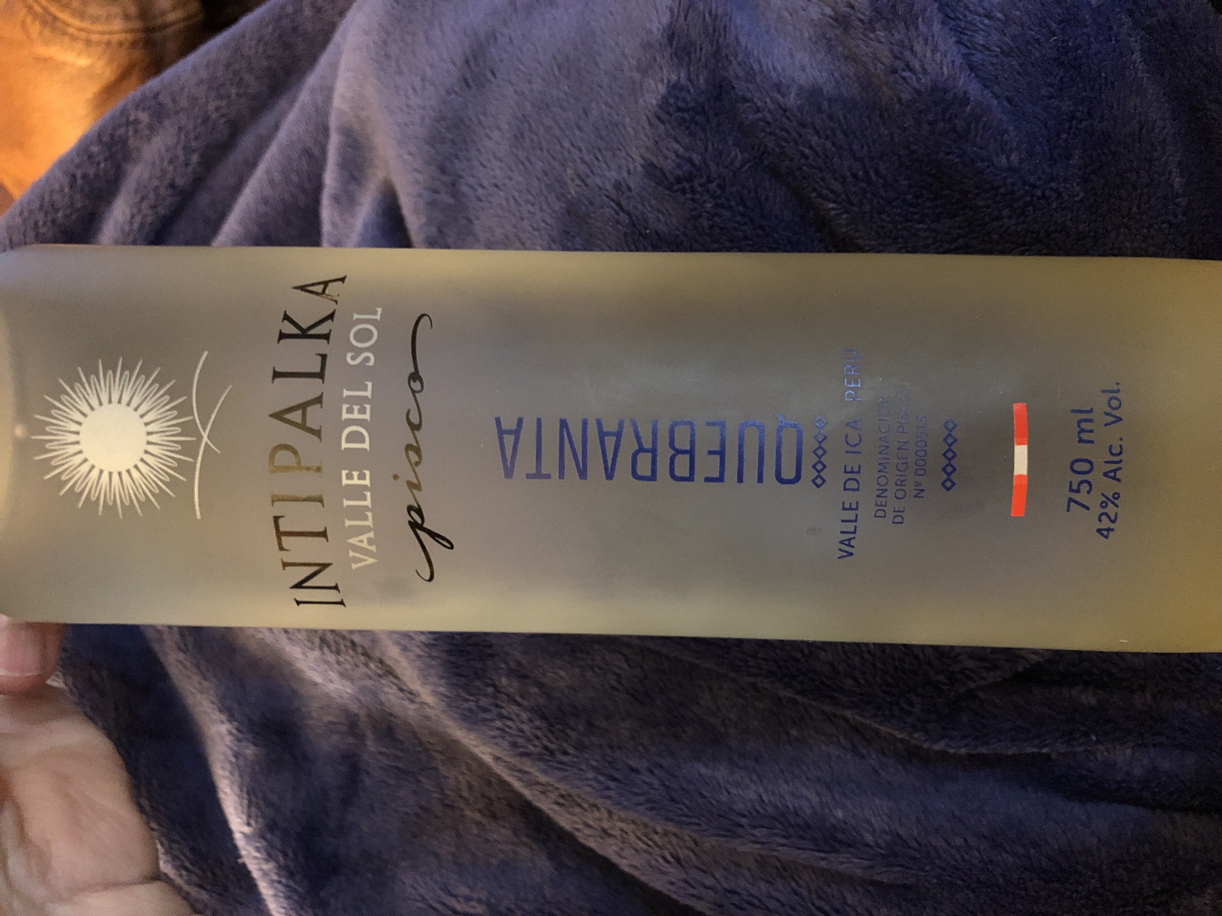 Intipalka Quebranta Pisco