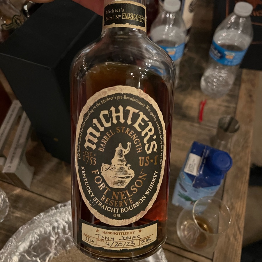 Michter's Fort Nelson Reserve Barrel Strength Kentucky Straight Bourbon Whiskey (Tony Jones Special)