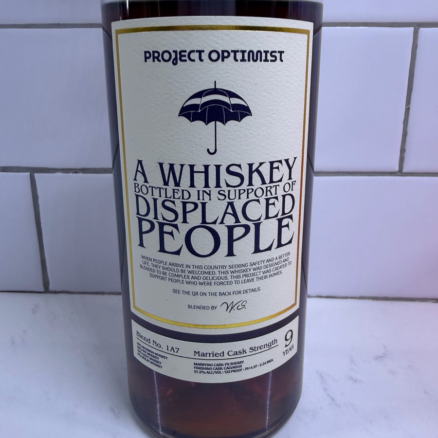Project Optimist: A Whiskey for Displaced People - Blend 1A7