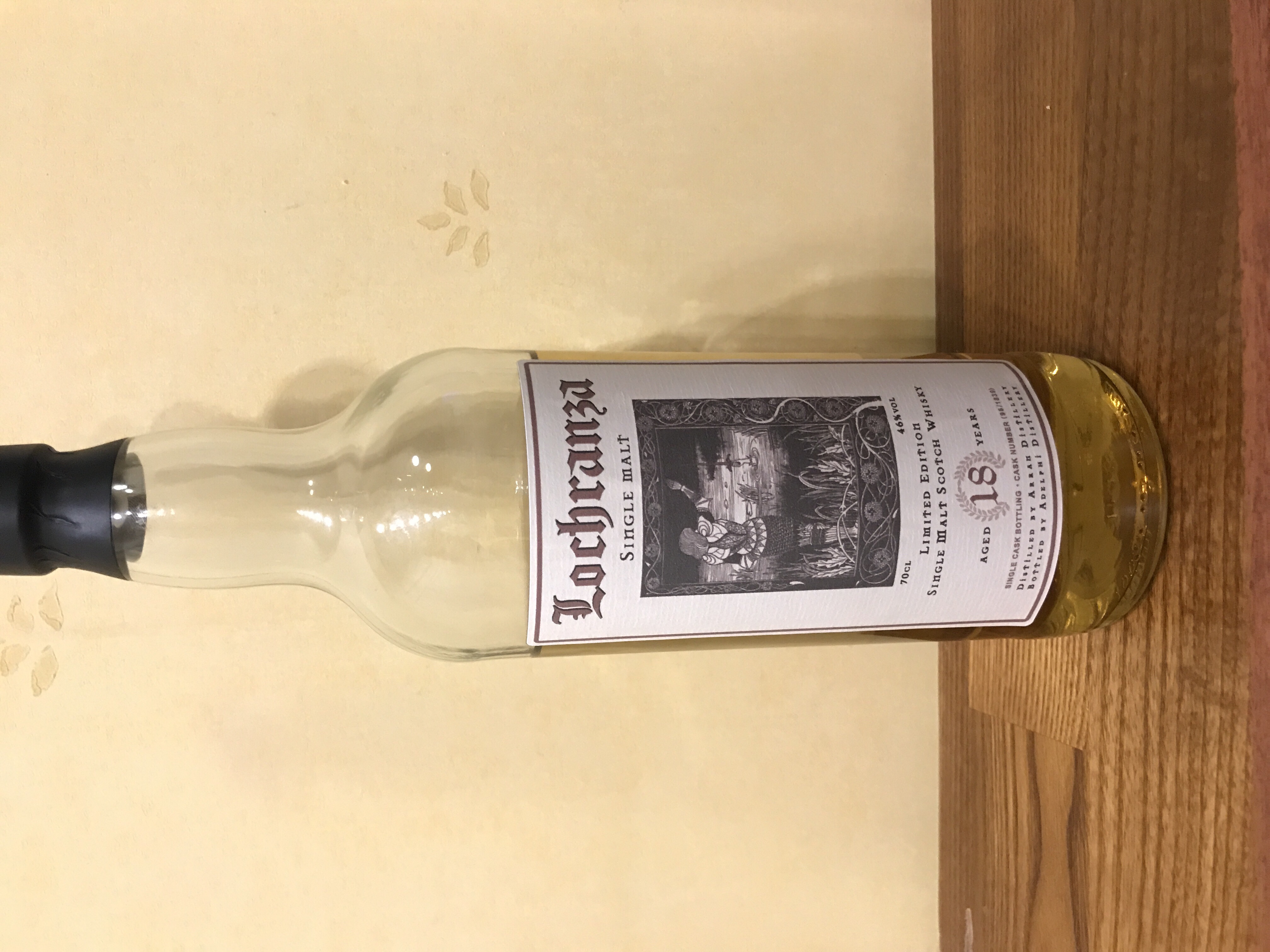 Lochranza Single malt Limited edition 23 years