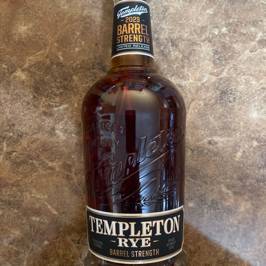 Templeton Rye Barrel Strength (2023 Edition)