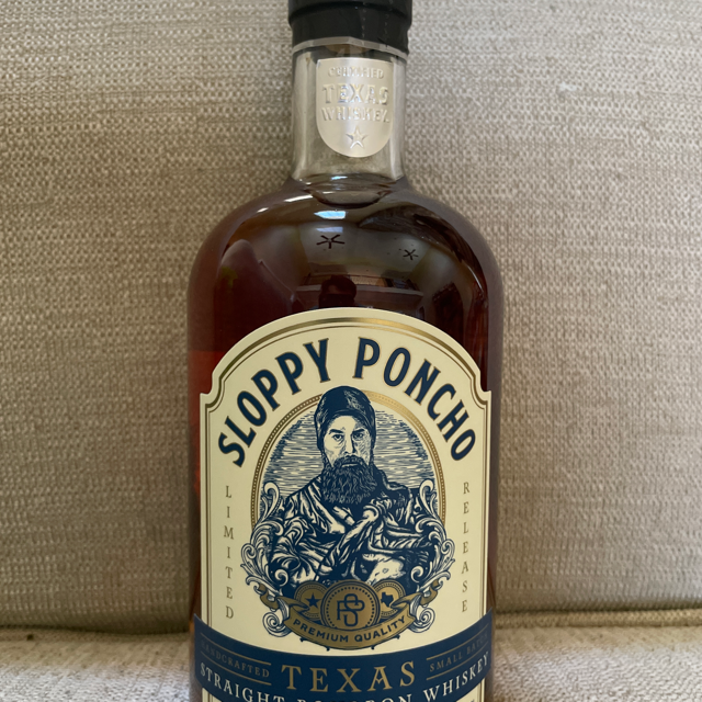 Sloppy Poncho Texas Straight Bourbon Whiskey