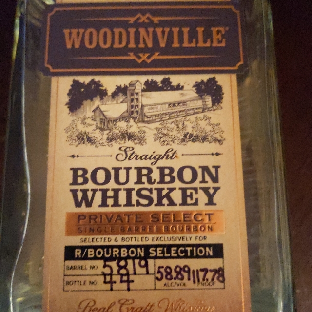 Woodinville Private Select Straight Bourbon (r/bourbon selection)
