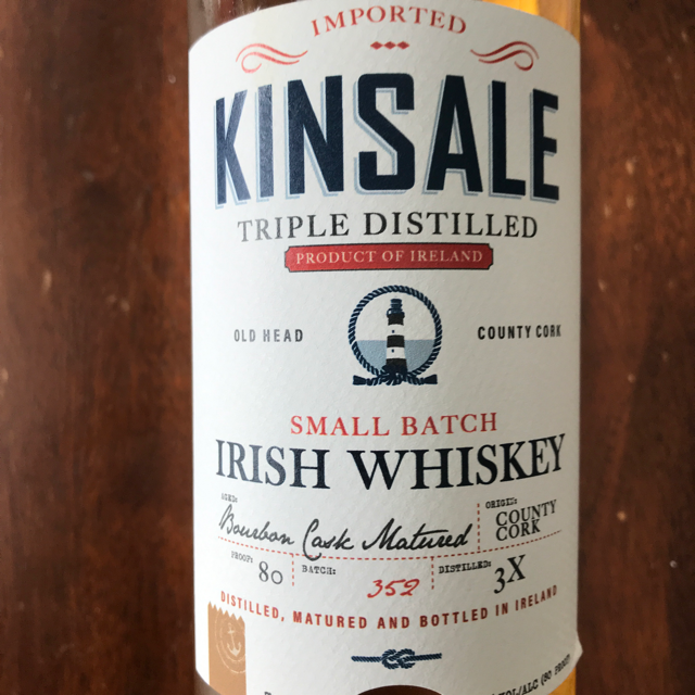Kinsale Small Batch Irish Whiskey