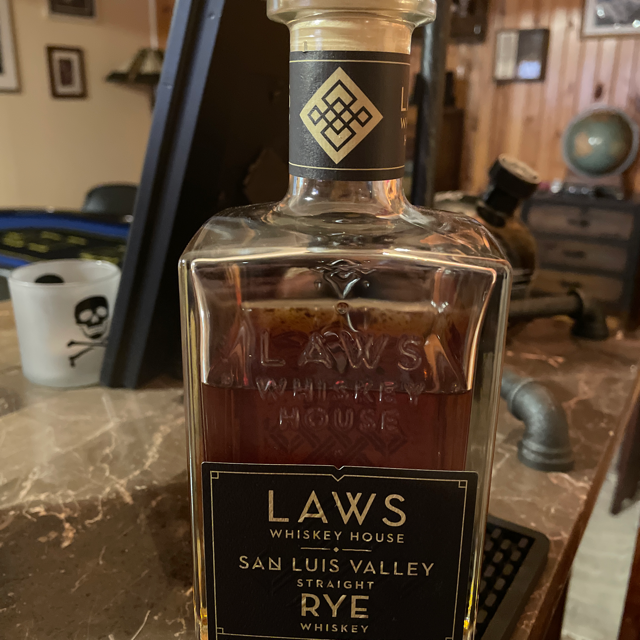 Laws San Luis Valley Straight Rye Cask Strength