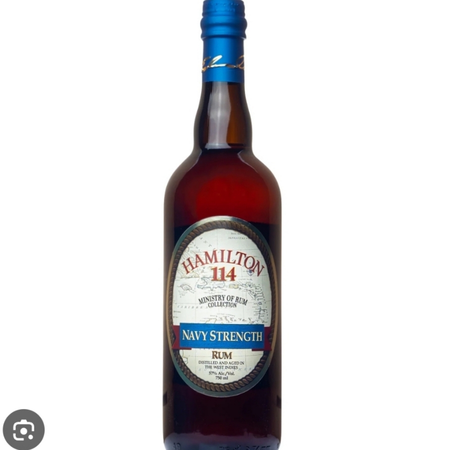 Ministry of Rum Hamilton 114 Navy Strength Rum