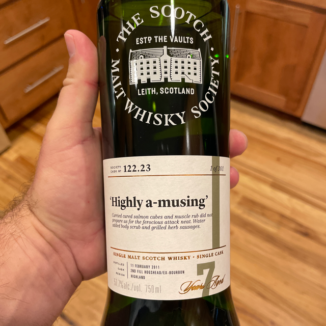 'Highly a-musing' - SMWSA - 122.23