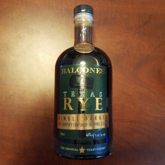 Balcones Texas Rye Single Barrel (Spec's)