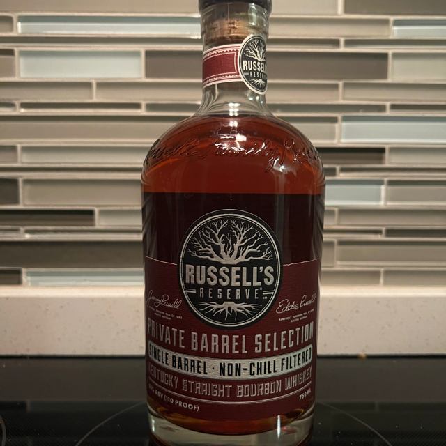 RUSSELL'S RESERVE PRIVATE BARREL SELECTION SINGLE BARREL 20-0651 (Gage Hospitality Private Collection)