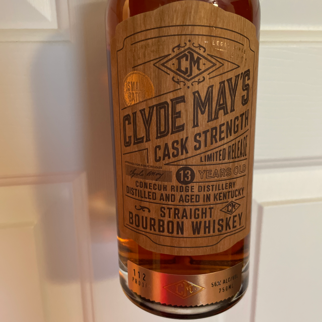 Clyde May's 13 Year Cask Strength Straight Bourbon
