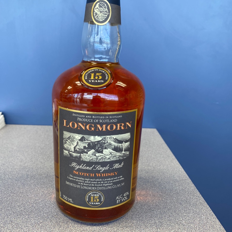 Longmorn 15 year Highland Scotch