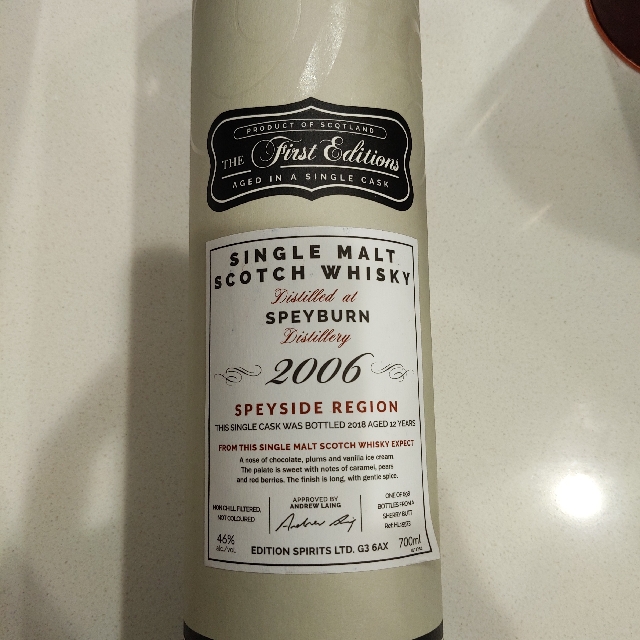 First Editions Speyburn 2006