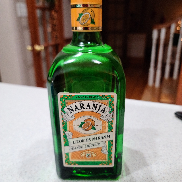 Naranja Licor de Naranja Orange Liqueur